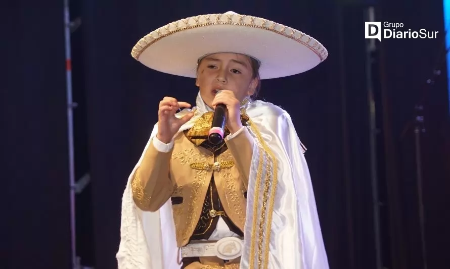 Pequeño talento laguino ganó Festival de Música Mexicana en Puyehue