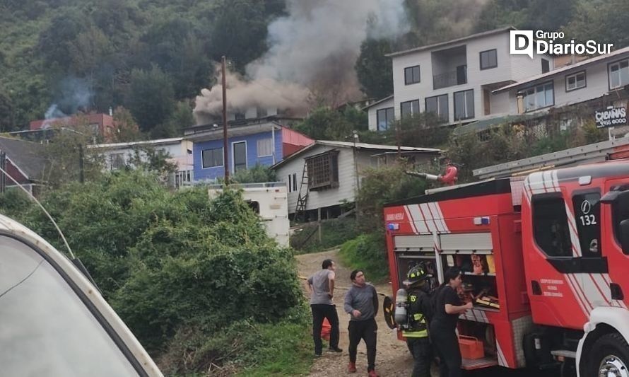 Incendio agudiza demanda por camiones aljibe en sectores costeros de Valdivia