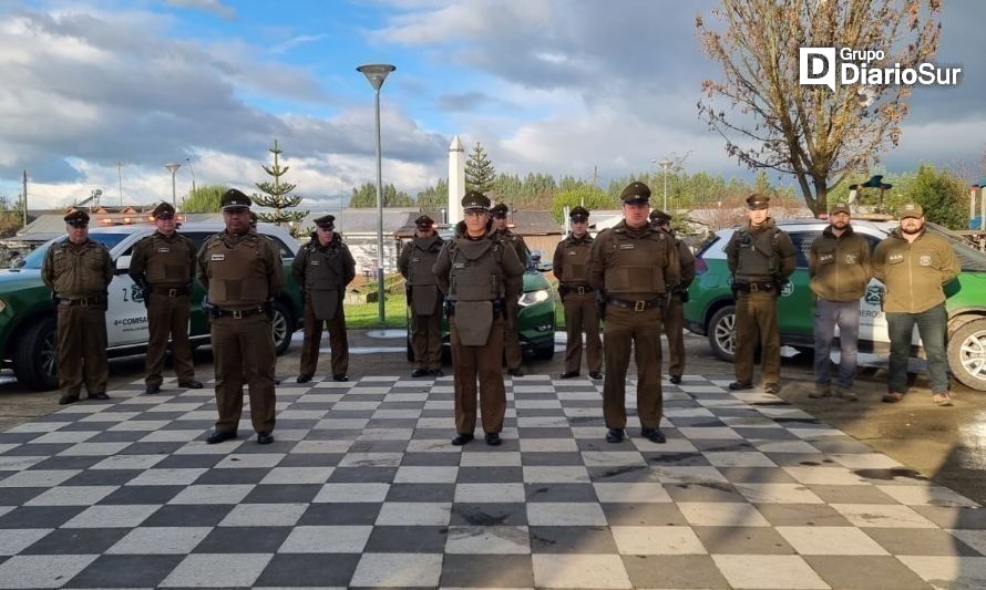 Ronda masiva de Carabineros en Los Ríos terminó con 22 detenidos