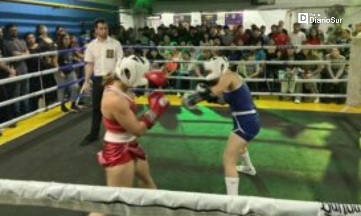 Pugilistas se lucieron en velada de boxeo del Club KO de Valdivia