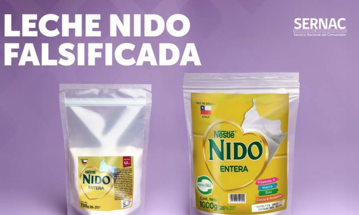 Sernac alerta sobre leche Nido falsificada que se vendería en minimarkets y ferias