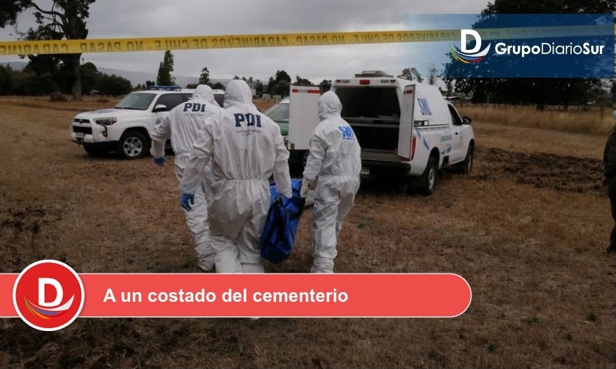 Realizan peritajes por hallazgo de cadáver en Paillaco